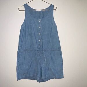 Levi's Light Blue Denim Romper women’s small